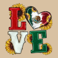 Mexican Flag With Sunflowers Love Heavyweight Hoodie | Teevron
