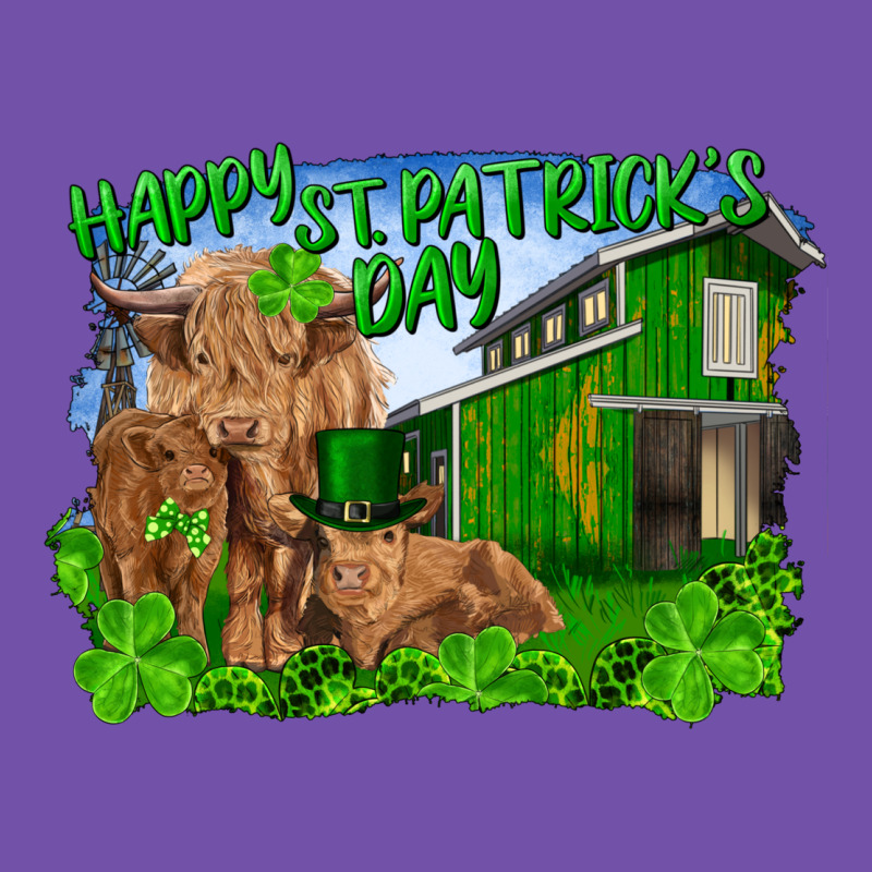 Happy St. Patrick's Day Cattle And Calfs Premium Sweatshirt by RanaPortraitStore | Teevron