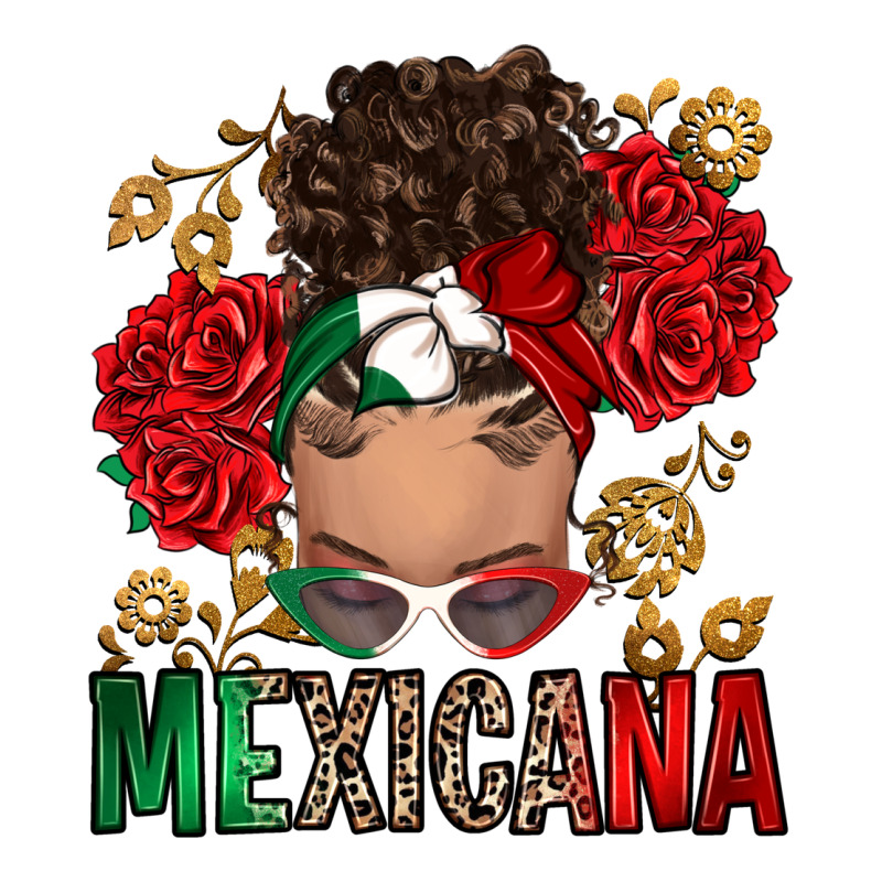 Mexicana Latina Messy Bun Heavyweight Hoodie by RanaPortraitStore | Teevron