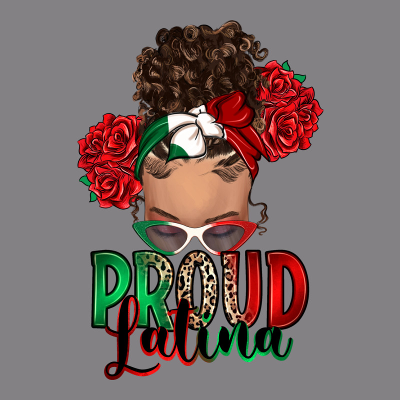 Proud Latina Messy Bun Heavyweight Hoodie by RanaPortraitStore | Teevron