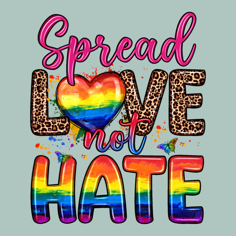 Spread Love Not Hate Premium Sweatshirt by Zillion Design Studio | Teevron