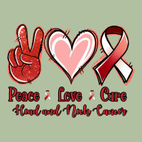 Peace Love Cure Head And Neck Cancer Urban Hoodie | Teevron