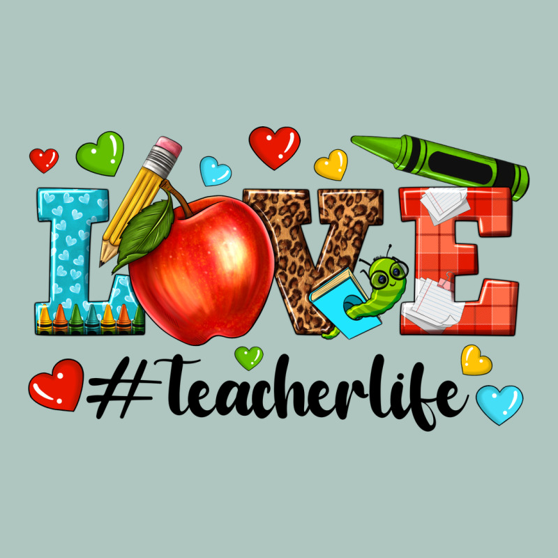 Love Teacher Life Premium Sweatshirt by texasbilliewilder | Teevron