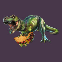 T-rex Dinosaur Holding A Taco Heavyweight Hoodie | Teevron
