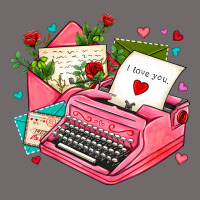 Pink Typewriter And Letters Urban Hoodie | Teevron