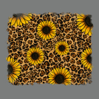 Leopard Sunflowers Background Premium Hoodie | Teevron