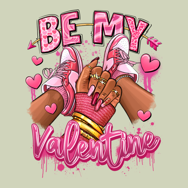 Be My Valentine Afro Girl Sneakers Heavyweight Hoodie by RanaPortraitStore | Teevron