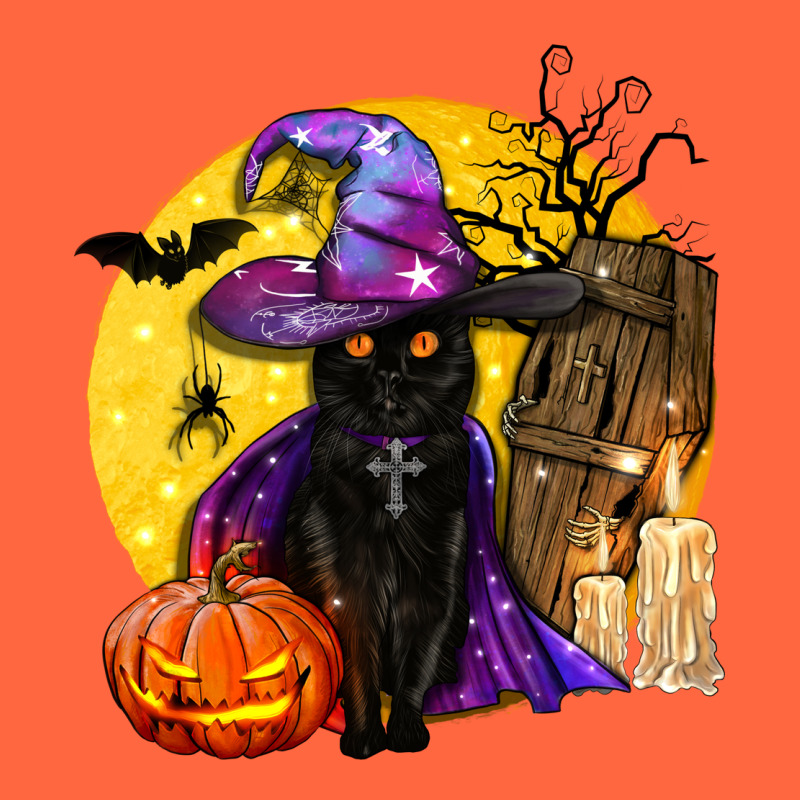 Black Witch Cat Coffin And Moon Premium Hoodie by BundleAndBundleShop | Teevron