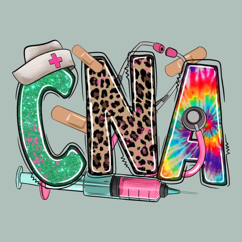 Cna Nurse Tie Dye Leopard Heavyweight Hoodie by RanaPortraitStore | Teevron
