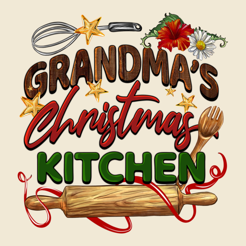 Grandma's Christmas Kitchen Ladies Tee by BarkalooDesign | Teevron