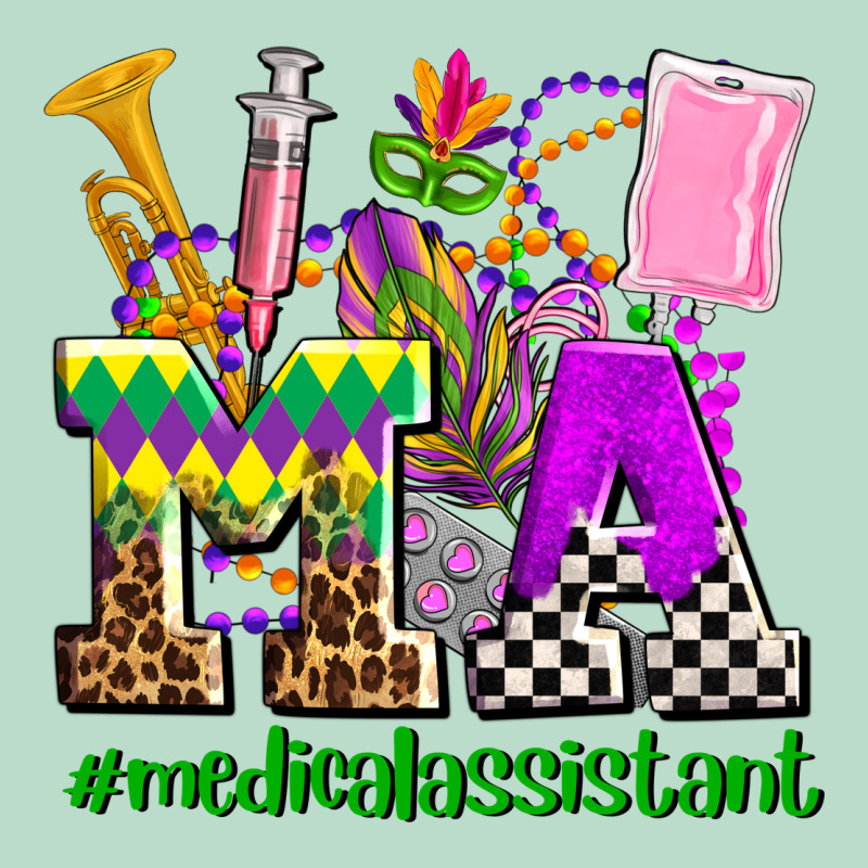 Mardi Gras Ma Medical Assistant Premium Hoodie by AdoDesignShop | Teevron