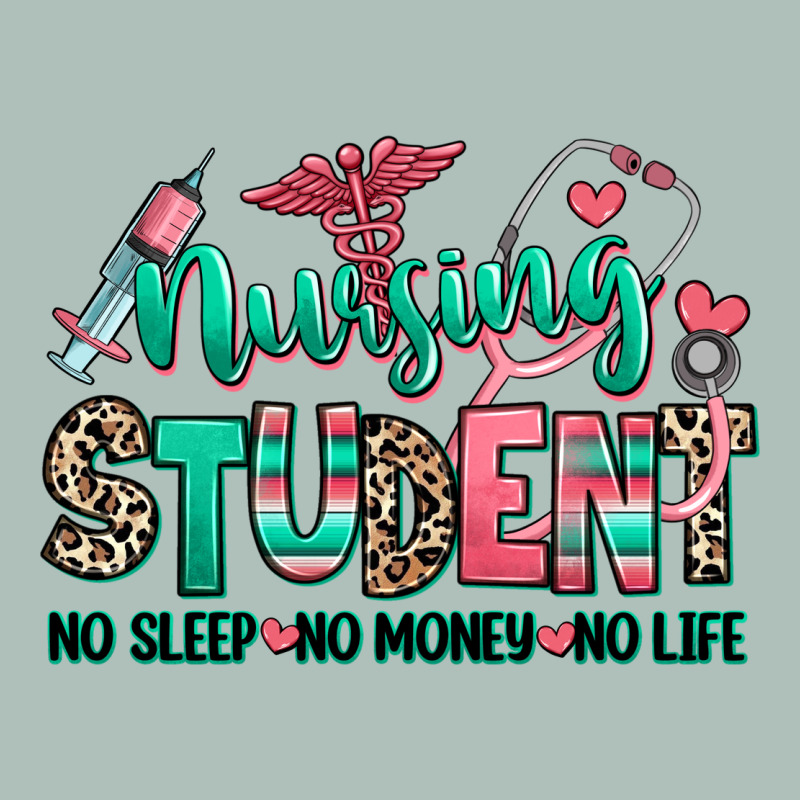 Nursing Student No Sleep No Money No Life Heavyweight Hoodie by RanaPortraitStore | Teevron
