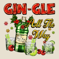Gin`gle All The Way With Bottle And Cocktails Urban Hoodie | Teevron
