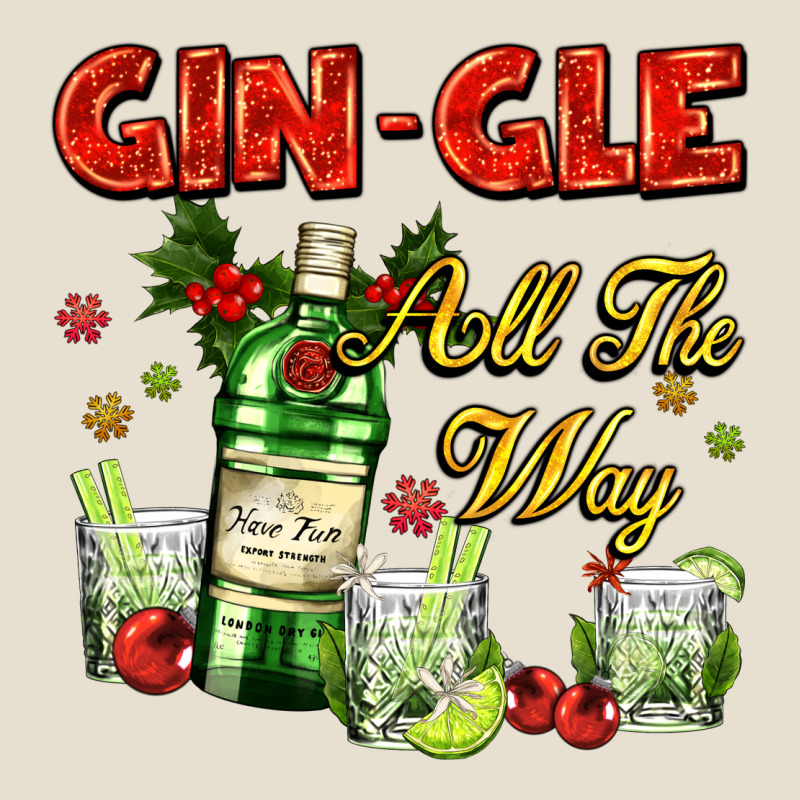 Gin`gle All The Way With Bottle And Cocktails Urban Hoodie by AdoDesignShop | Teevron
