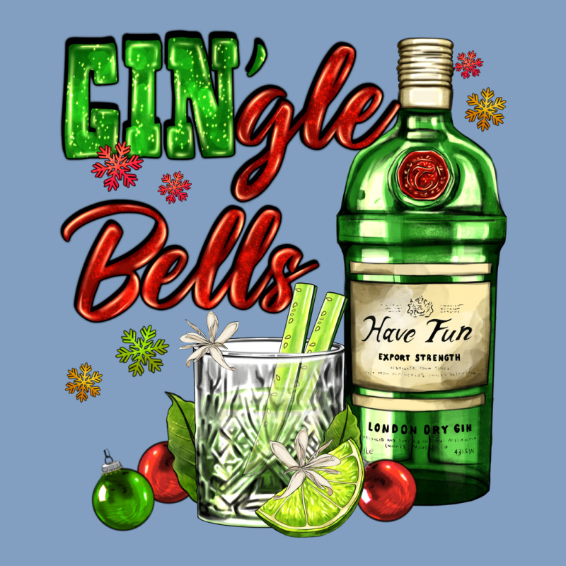 Gin`gle Bells With Bottle And Cocktail Urban Hoodie by AdoDesignShop | Teevron