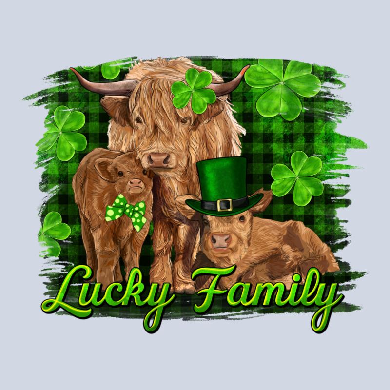 St Patrick's Day Lucky Cow Family Premium Sweatshirt by RanaPortraitStore | Teevron