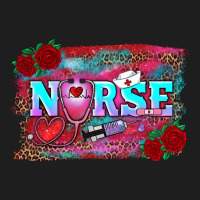 Valentines Day Nurse With Leopard And Turquoise Ba Heavyweight Hoodie | Teevron