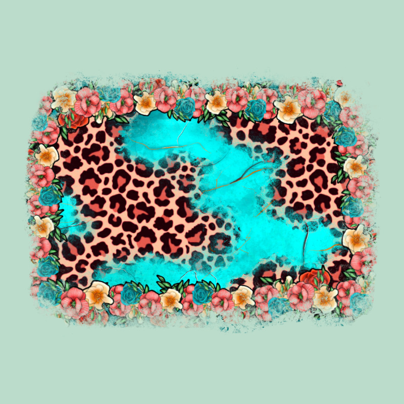 Easter Leopard Turquoise Background Premium Hoodie by JahusDesignShop | Teevron