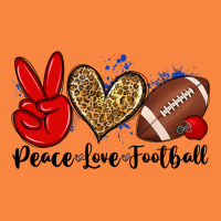 Peace Love Football Premium Sweatshirt | Teevron