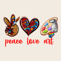 Peace Love Art Premium Sweatshirt | Teevron