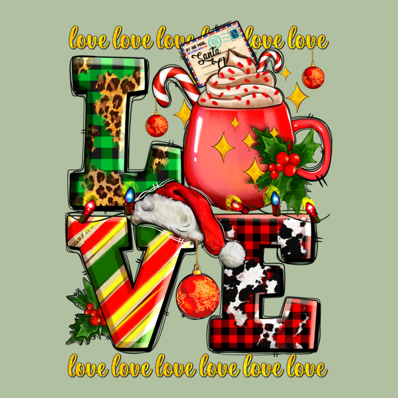 Love With Coffee Cup And Christmas Lights Urban Hoodie by AdoDesignShop | Teevron