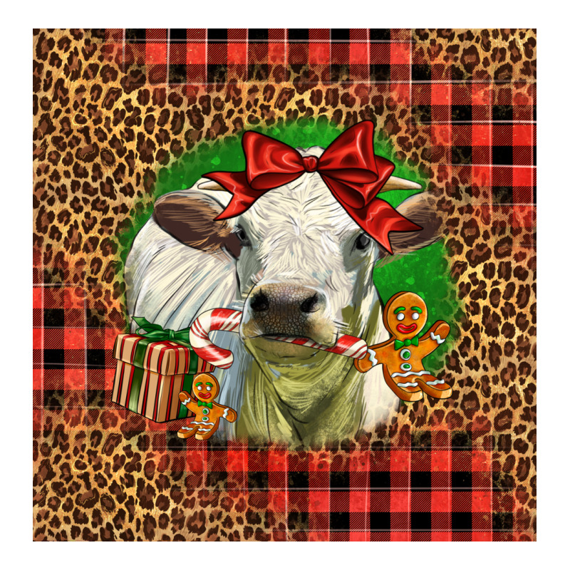 Cute Baby Calf Christmas Premium Tee by LillyAllenDesigns | Teevron
