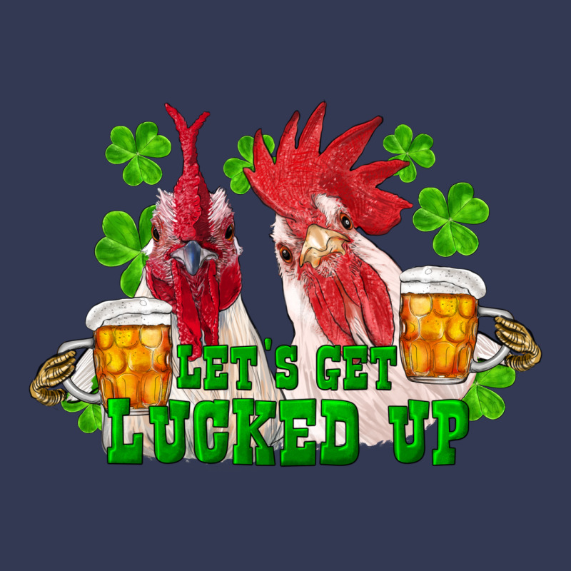 St. Patricks Day Roosters Lets Get Lucked Up Heavyweight Hoodie by RanaPortraitStore | Teevron