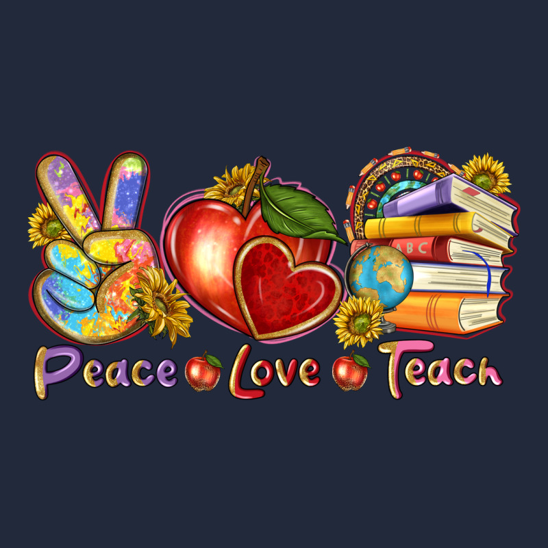 Peace Love Teach Premium Sweatshirt by texasbilliewilder | Teevron