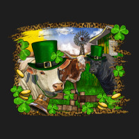 St Patricks Day Cows Heavyweight Hoodie | Teevron