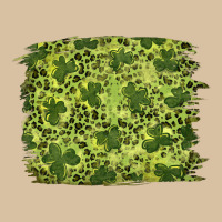 St Patricks Day Shamrock Leopard Background Heavyweight Hoodie | Teevron