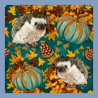Hedgehog And Pumpkins Seamless Pattern Urban Hoodie | Teevron