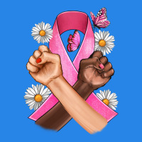 Breast Cancer Fist Daisy Butterfly Premium Hoodie | Teevron