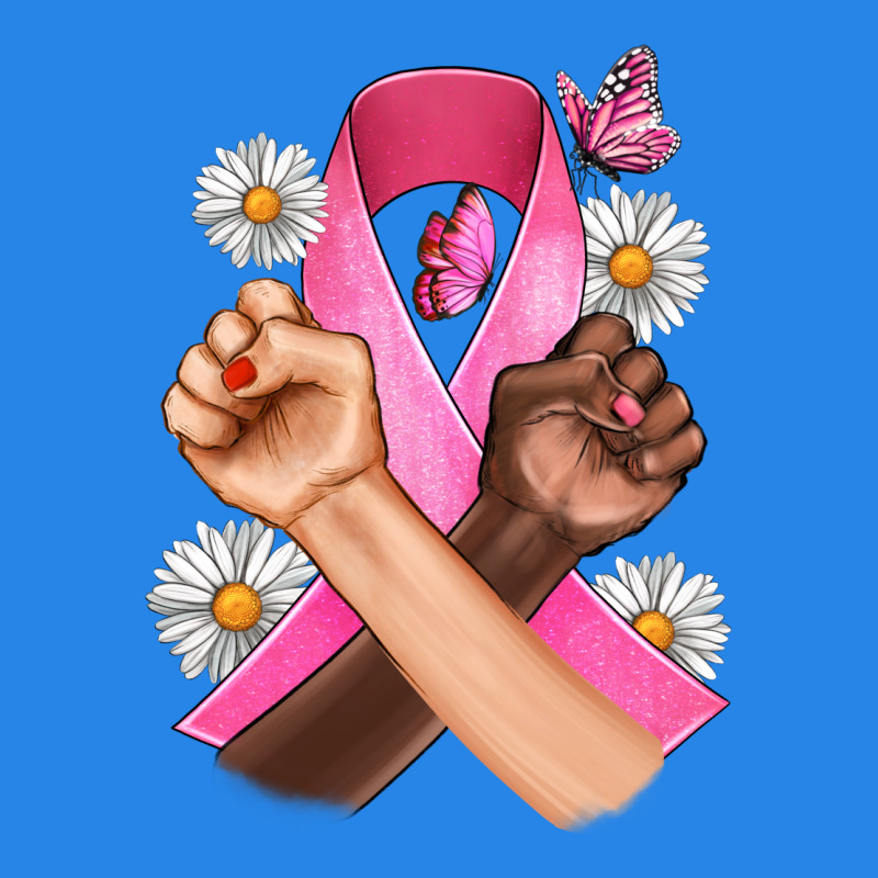 Breast Cancer Fist Daisy Butterfly Premium Hoodie by Artiststas | Teevron