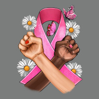 Breast Cancer Fist Daisy Butterfly Premium Hoodie | Teevron
