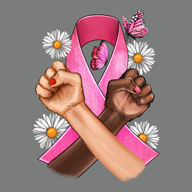 Breast Cancer Fist Daisy Butterfly Premium Hoodie by Artiststas | Teevron