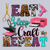 Eat Sleep Craft Repeat Heavyweight Hoodie | Teevron