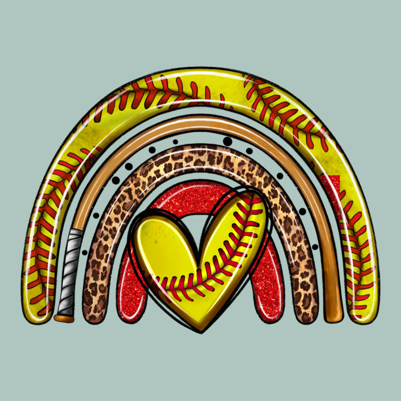 Softball Rainbow Premium Sweatshirt by Zillion Design Studio | Teevron