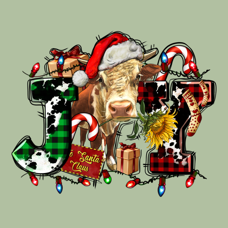 Joy And Cow Christmas Candies And Letters Urban Hoodie by AdoDesignShop | Teevron