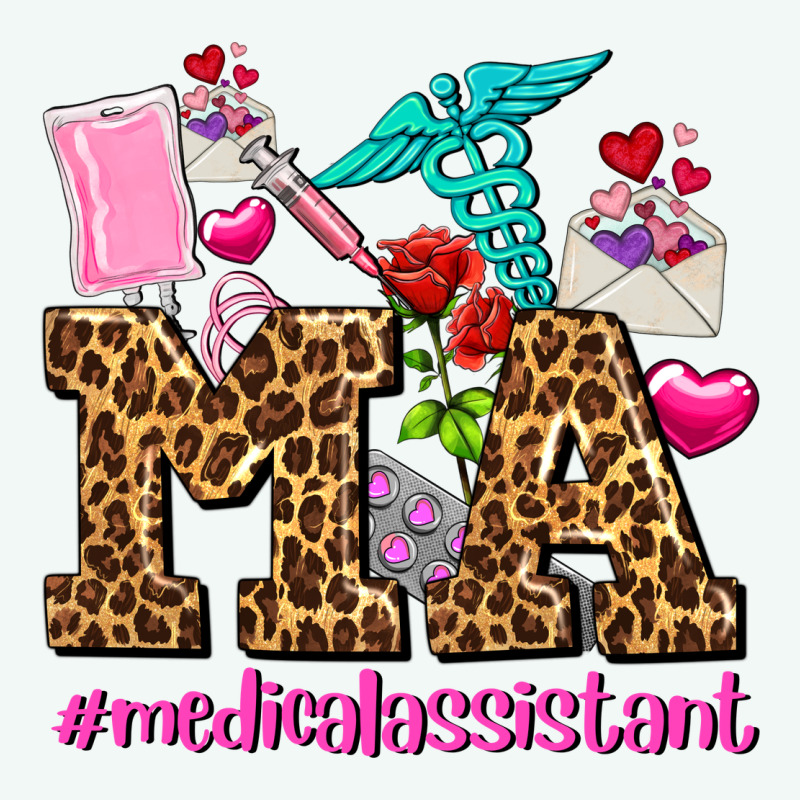 Valentines Day M A Medical Assistant Premium Hoodie by AdoDesignShop | Teevron
