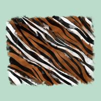 Tiger Zebra Background Premium Hoodie | Teevron