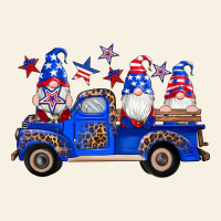 American Flag Gnomes Truck Vintage Tee | Teevron