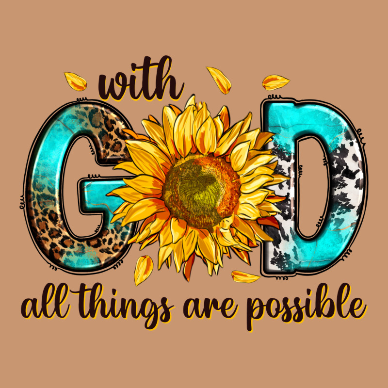 With God All Things Possible Heavyweight Hoodie by RanaPortraitStore | Teevron