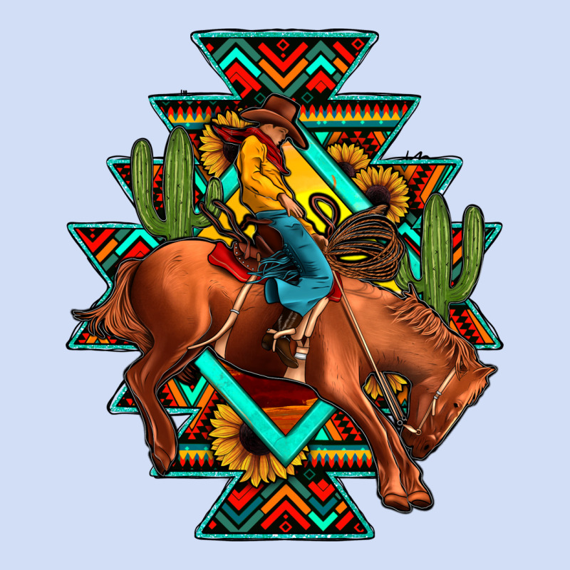 Aztec Rodeo Cowboy Urban Hoodie by JahusDesignShop | Teevron
