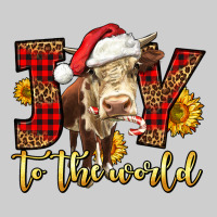 Joy To The World Christmas Cow Premium Tee | Teevron