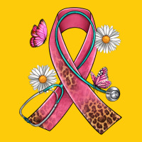 Cancer Ribbon Stethoscope Daisy Butterfly Premium Hoodie | Teevron
