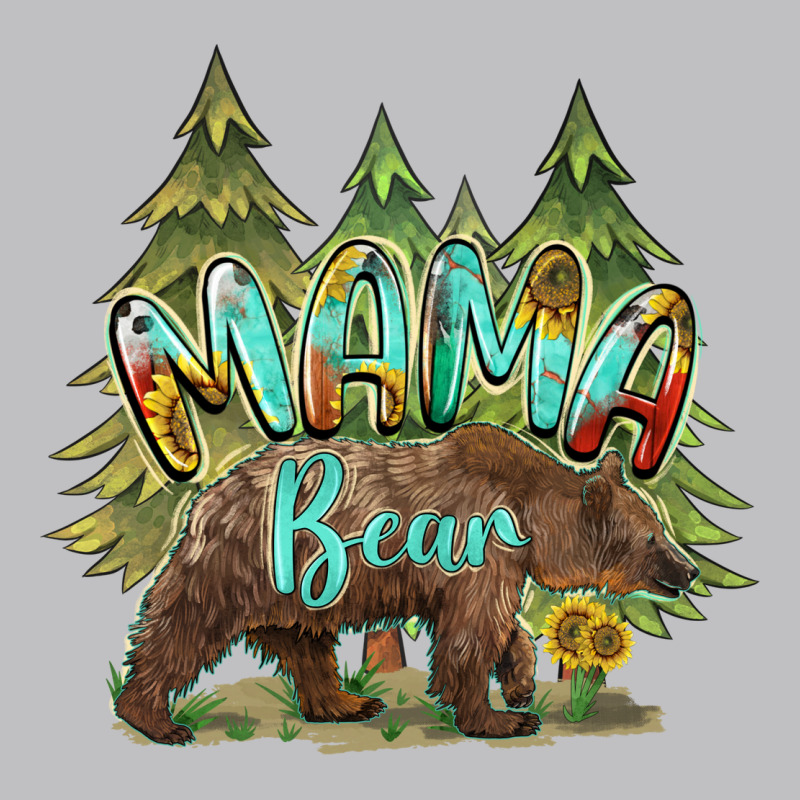 Mama Bear Trees Long Sleeve Tee by BarkalooDesign | Teevron
