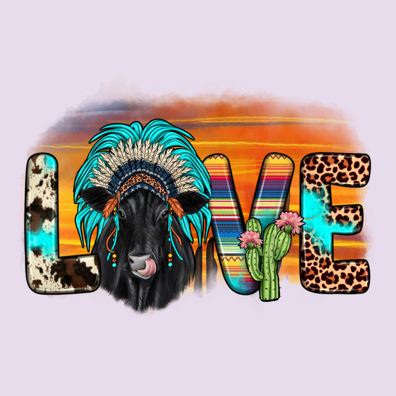 Love Black Angus Indian Headdress Premium Hoodie by JahusDesignShop | Teevron
