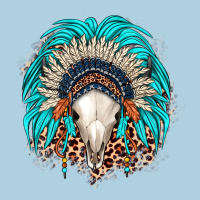 Bull Skull Indian Headdress Premium Hoodie | Teevron