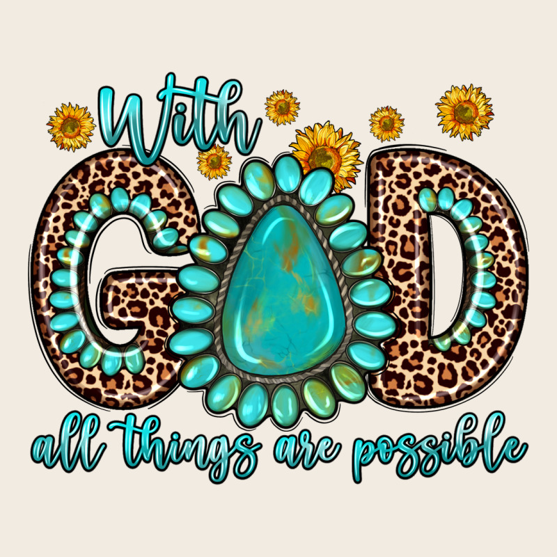 With God All Things Are Possible Gemstone Premium Sweatshirt by Zillion Design Studio | Teevron