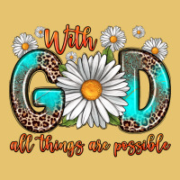 With God All Things Are Possible Daisy Premium Sweatshirt | Teevron